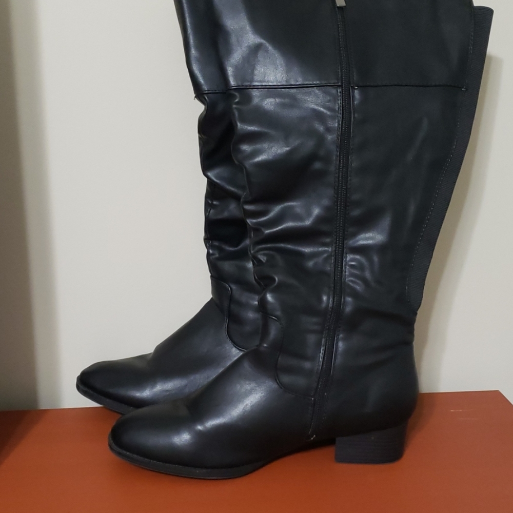 Lane Bryant Faux Leather Boots